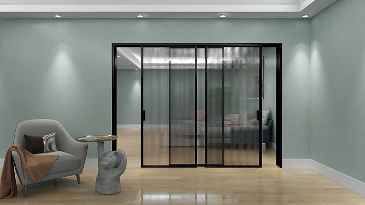 簡(jiǎn)約極窄邊框玻璃門(mén)